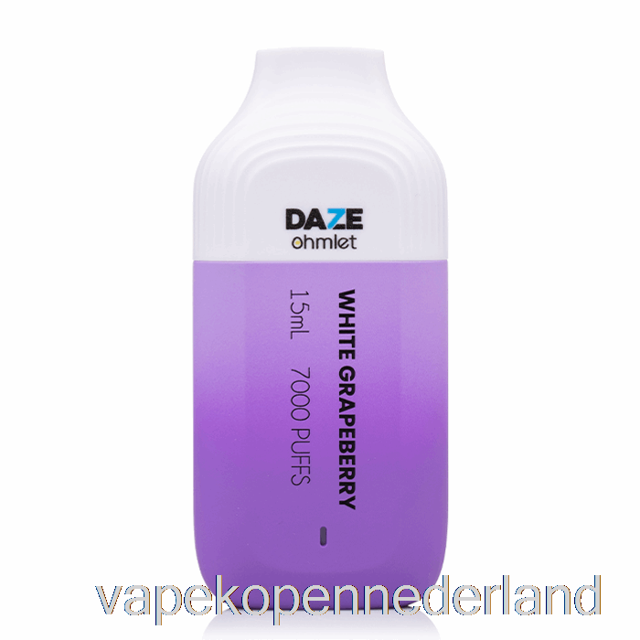 Elektronische Sigaret Vape 7 Daze Ohmlet 7000 Wegwerp Witte Grapefruit